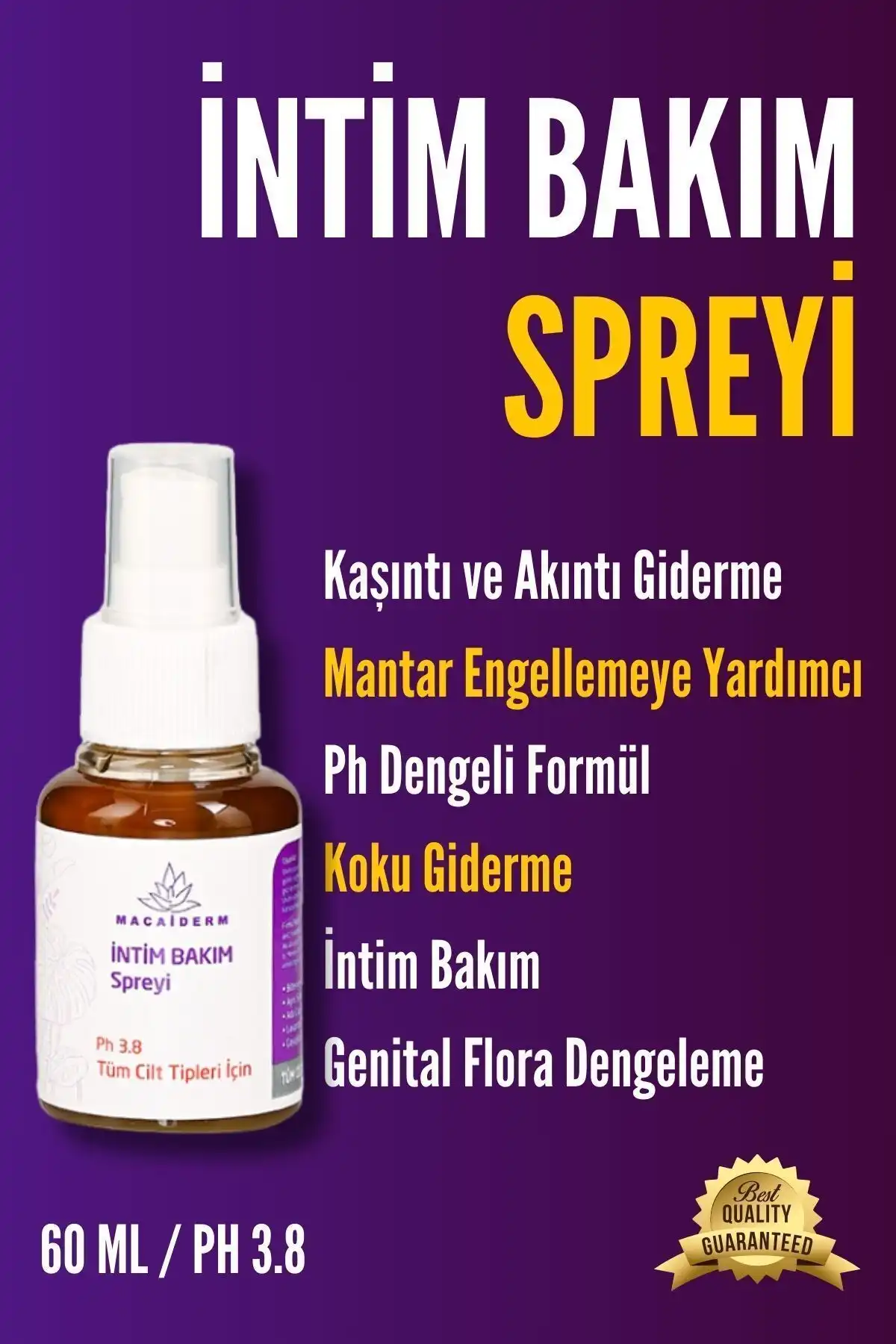Ph Dengeli Intim Bakım Spreyi: Ferahlatıcı Etki