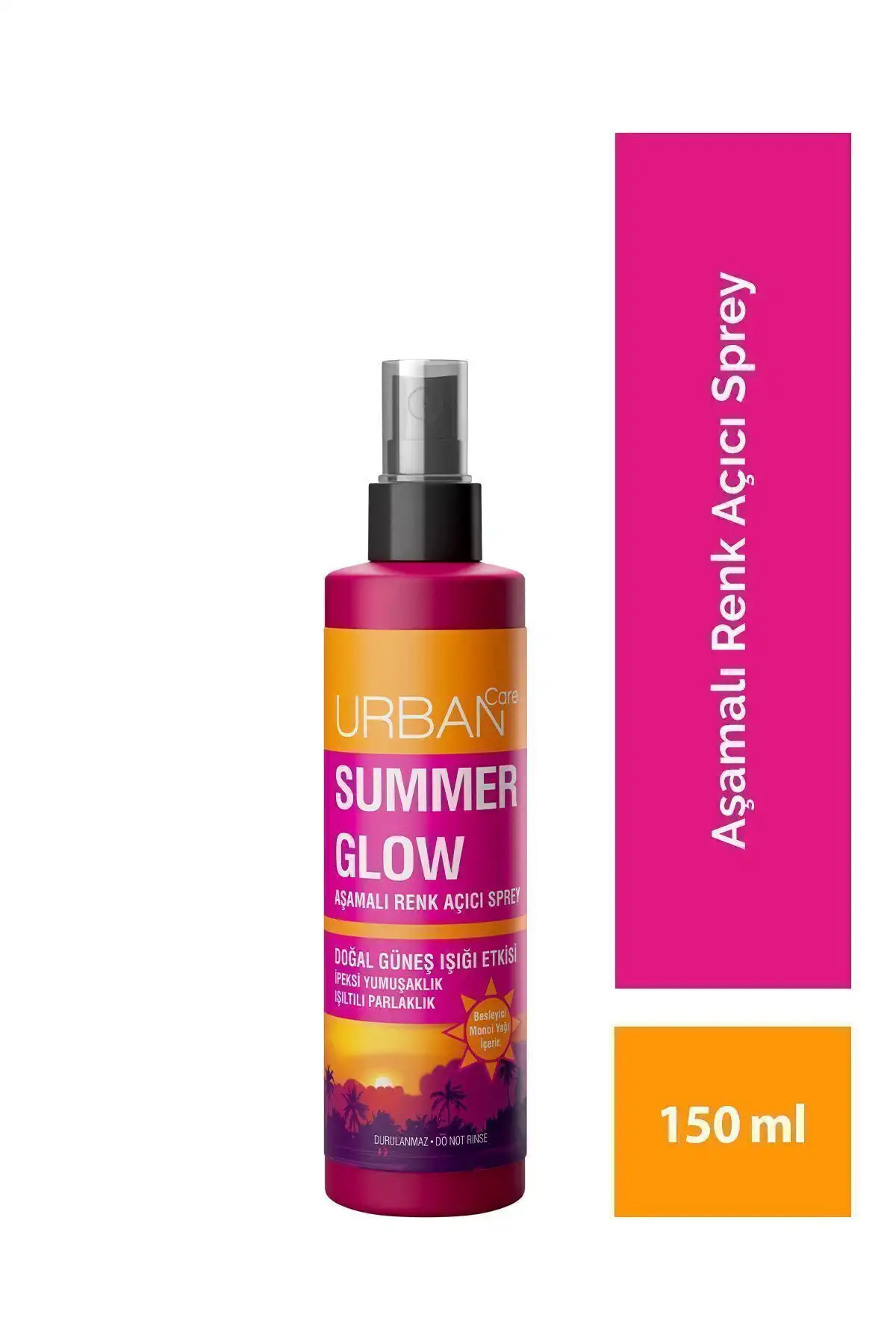 Summer Glow Kalıcı Renk Açıcı Saç Spreyi