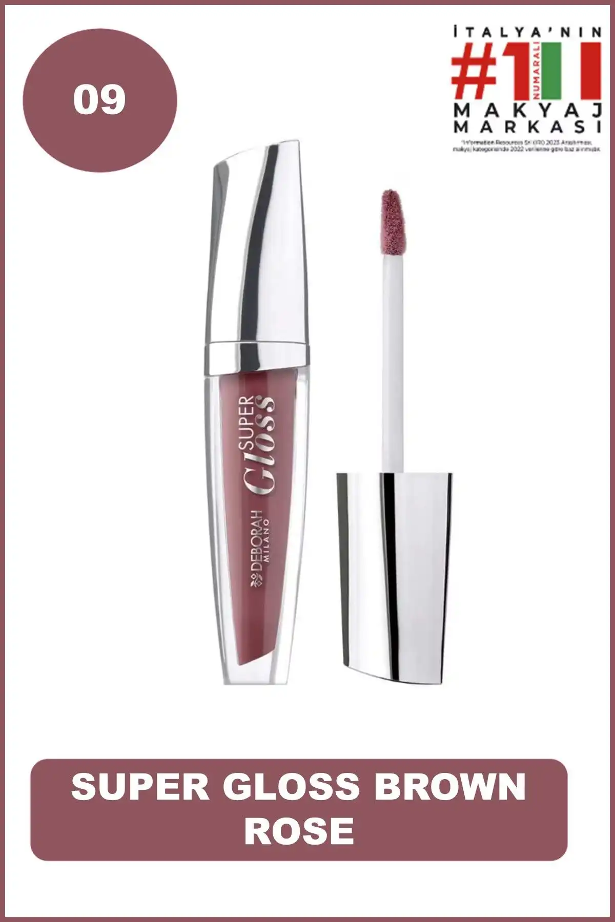 Super Gloss Brown Rose 09: Parlak Dudaklar İçin