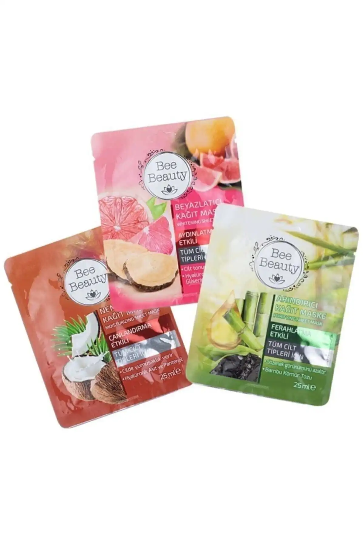 Bee Beauty Kağıt Maske 3'lü Seti ile Cilt Bakımında Yenilikçi ve Pratik Çözüm