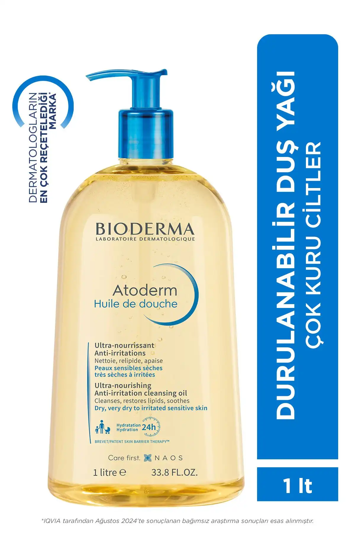 Bioderma Atoderm Shower Oil: Kuru ve Hassas Ciltler İçin Mükemmel Nemlendirici ve Temizleyici Duş Yağı