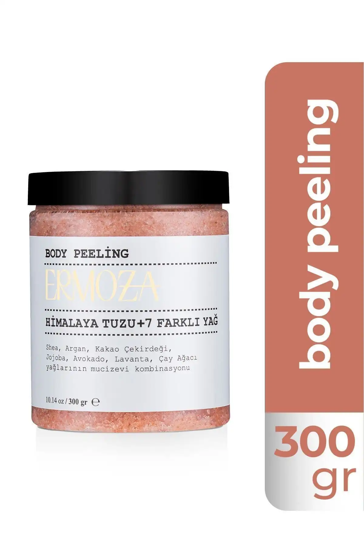 Ermoza Kozmetik Himalaya Tuzu Body Peeling Doğal İçeriklerle Cilt Yenileme ve Nemlendirme