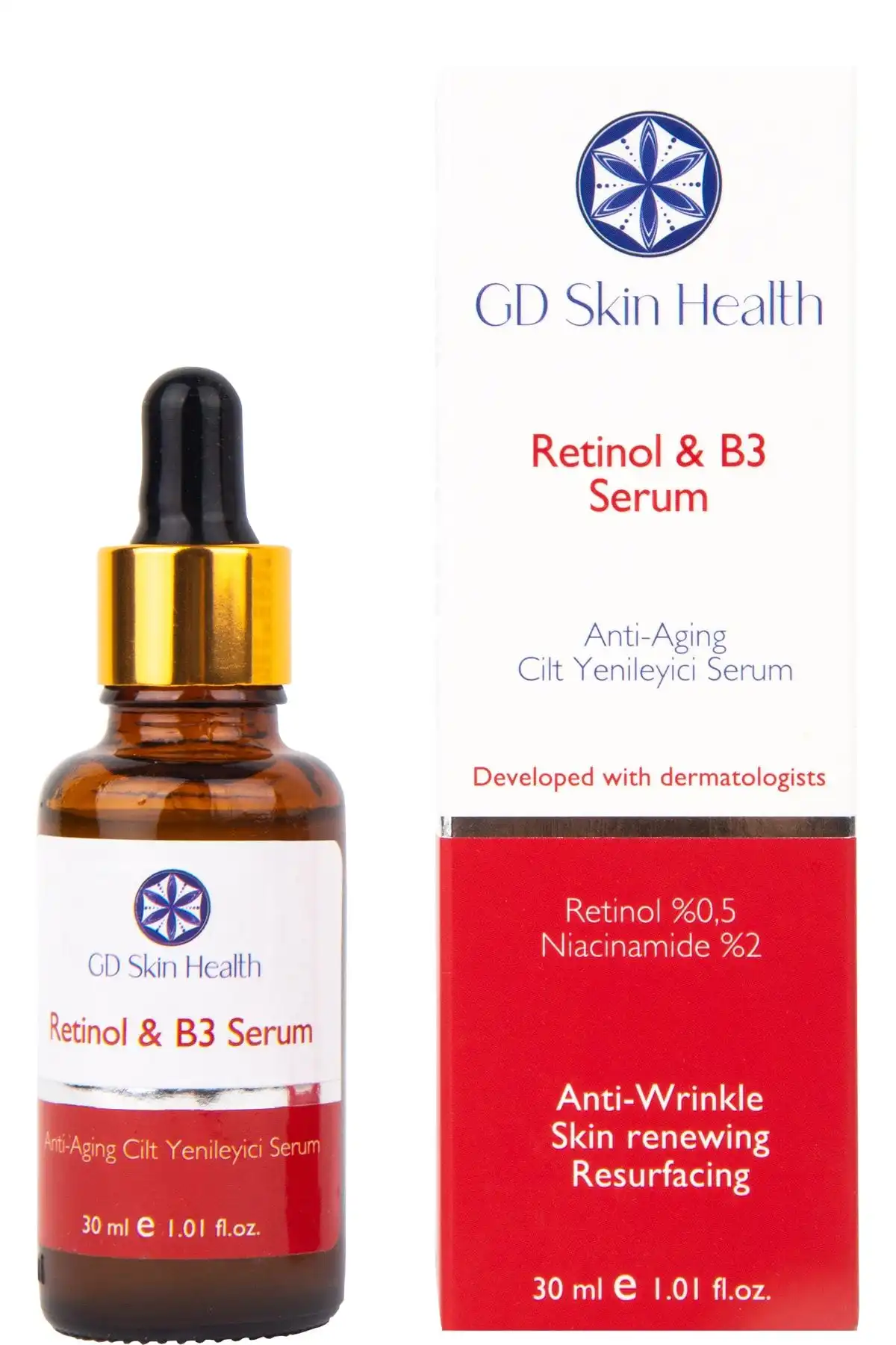 GD Skin Health Retinol ve Vitamin B3 İçeren Yaşlanma Karşıtı Serum Özellikleri ve Faydaları