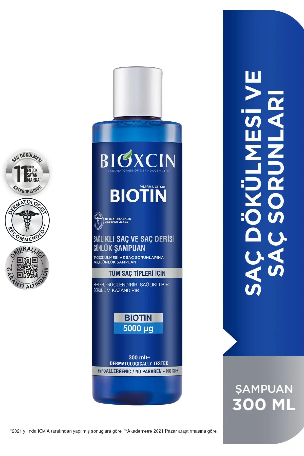 Biyo ve Hipoalerjenik Özellikleri ile Bioxcin Biotin Günlük Şampuan