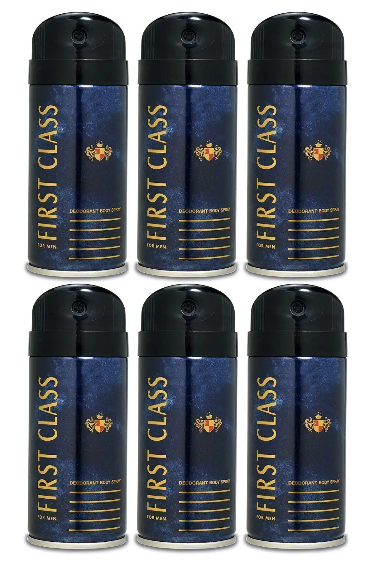 First Class Erkek Deodorant 6x150ml: Uzun Süreli Tazelik Sunan Sprey