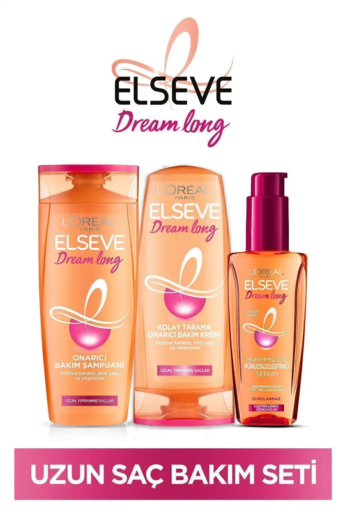 Elseve Dream Long Onarıcı Bakım Ürünleri ile Saçlarınıza Sağlık Katın