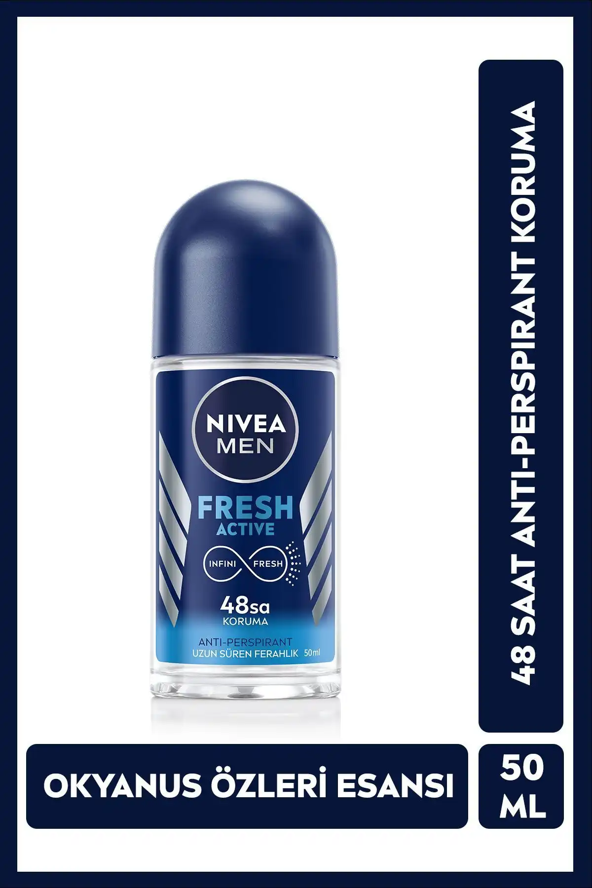 NIVEA MEN Erkek Roll On Deodorant Fresh Active 50ml İncelemesi