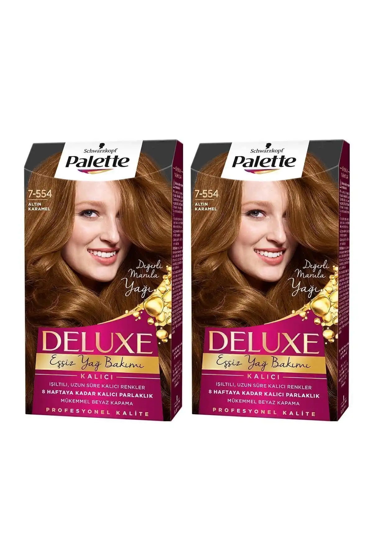 Palette Deluxe 7-554 Altın Karamel Saç Boyası: Kaliteli ve Etkili