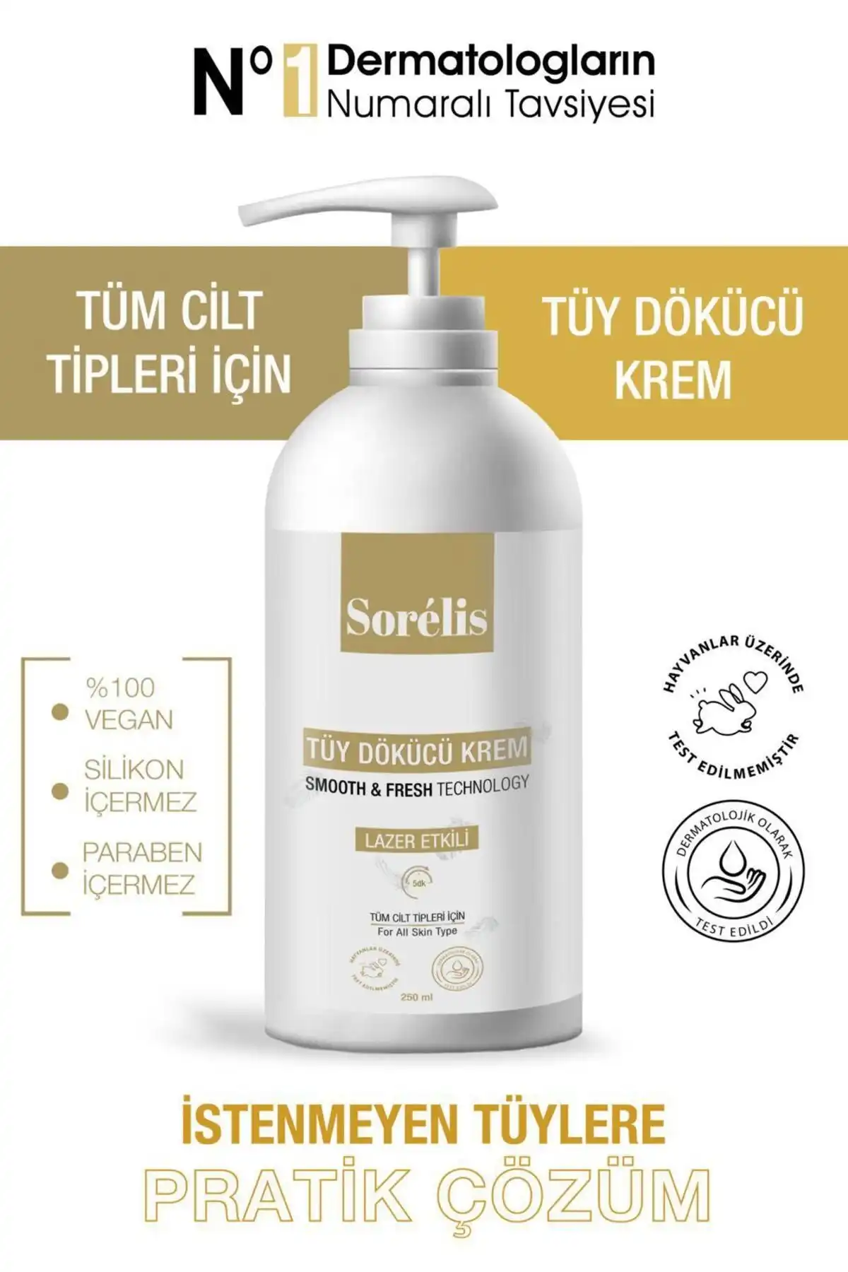 Sorelis Lazer Etkili Tüy Dökücü Krem: Etkili, Kolay ve Anti Alerjik