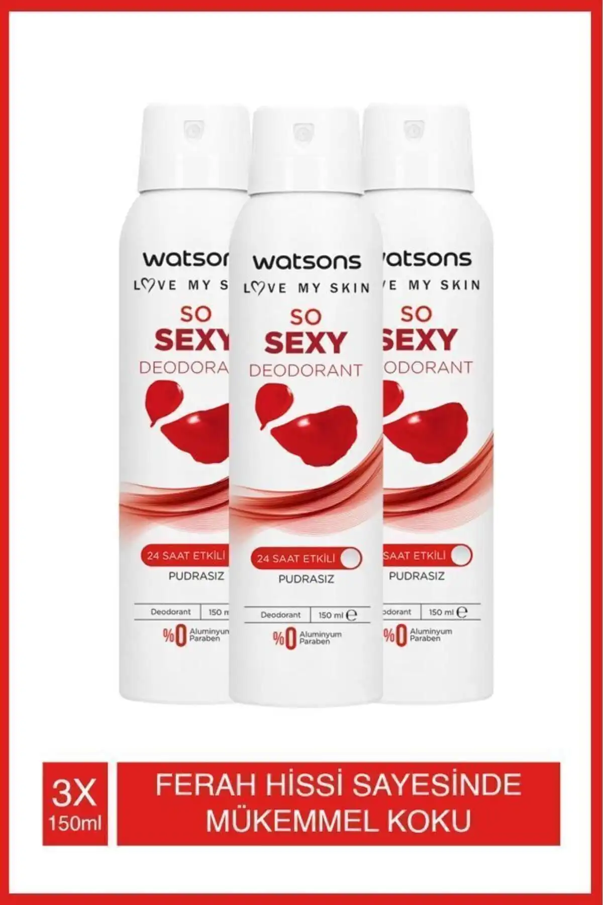 Watsons So Sexy Deodorant: 24 Saat Etkili Pudrasız Koku Deneyimi