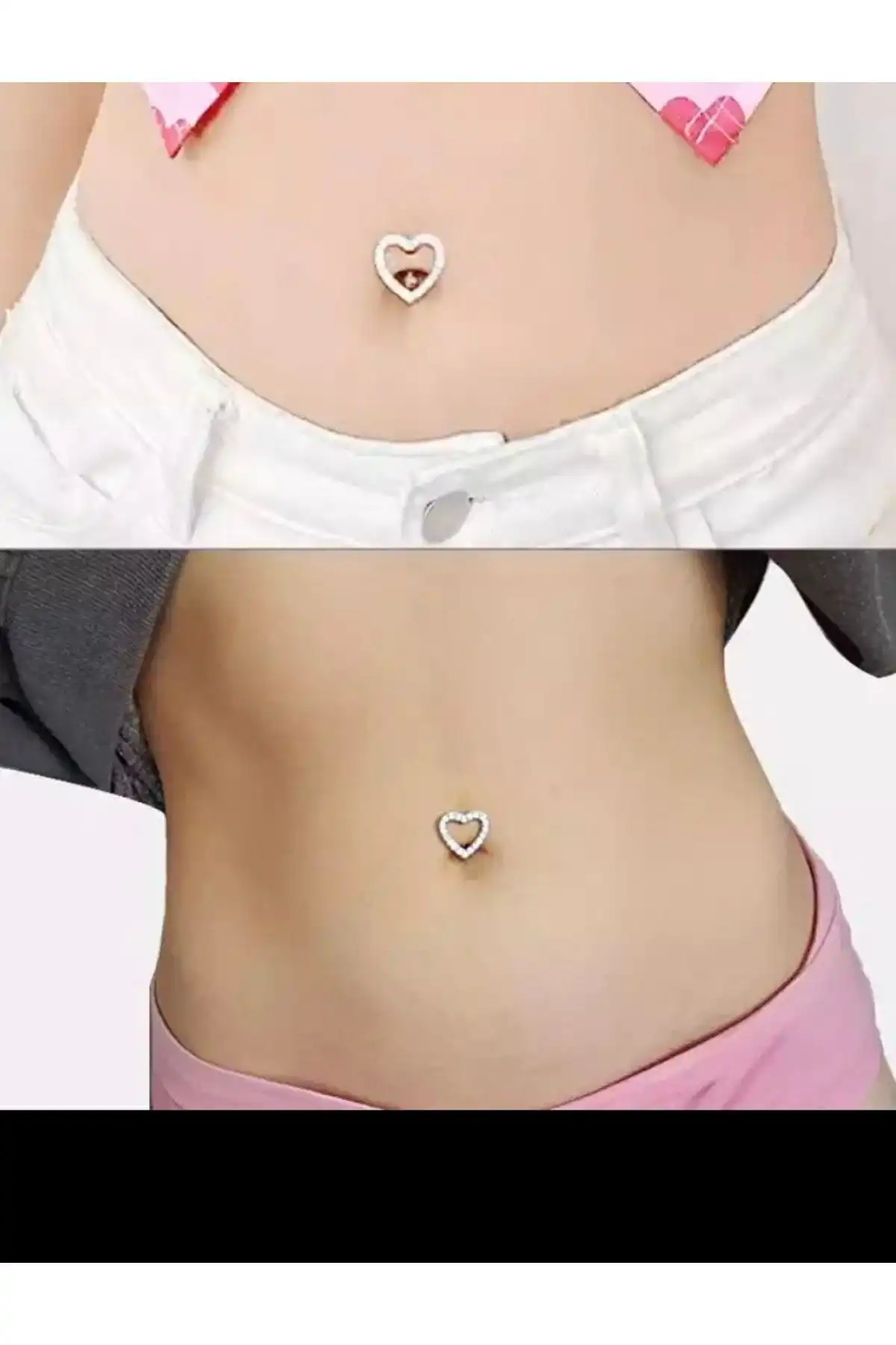 Arescollection Cerrahi Çelik Boş Kalp Zirkon Taşlı Göbek Piercingi İnceleme ve Kullanıcı Yorumları