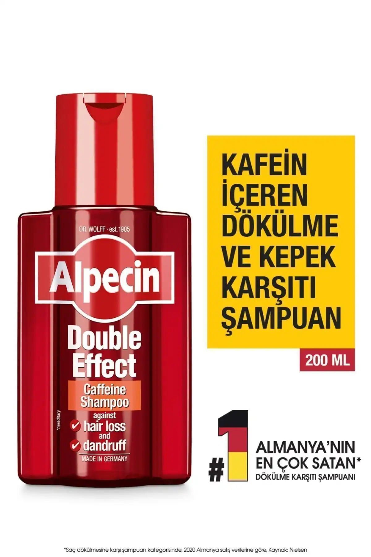 Alpecin Kafein İçeren Dökülme ve Kepek Karşıtı Şampuanın Özellikleri