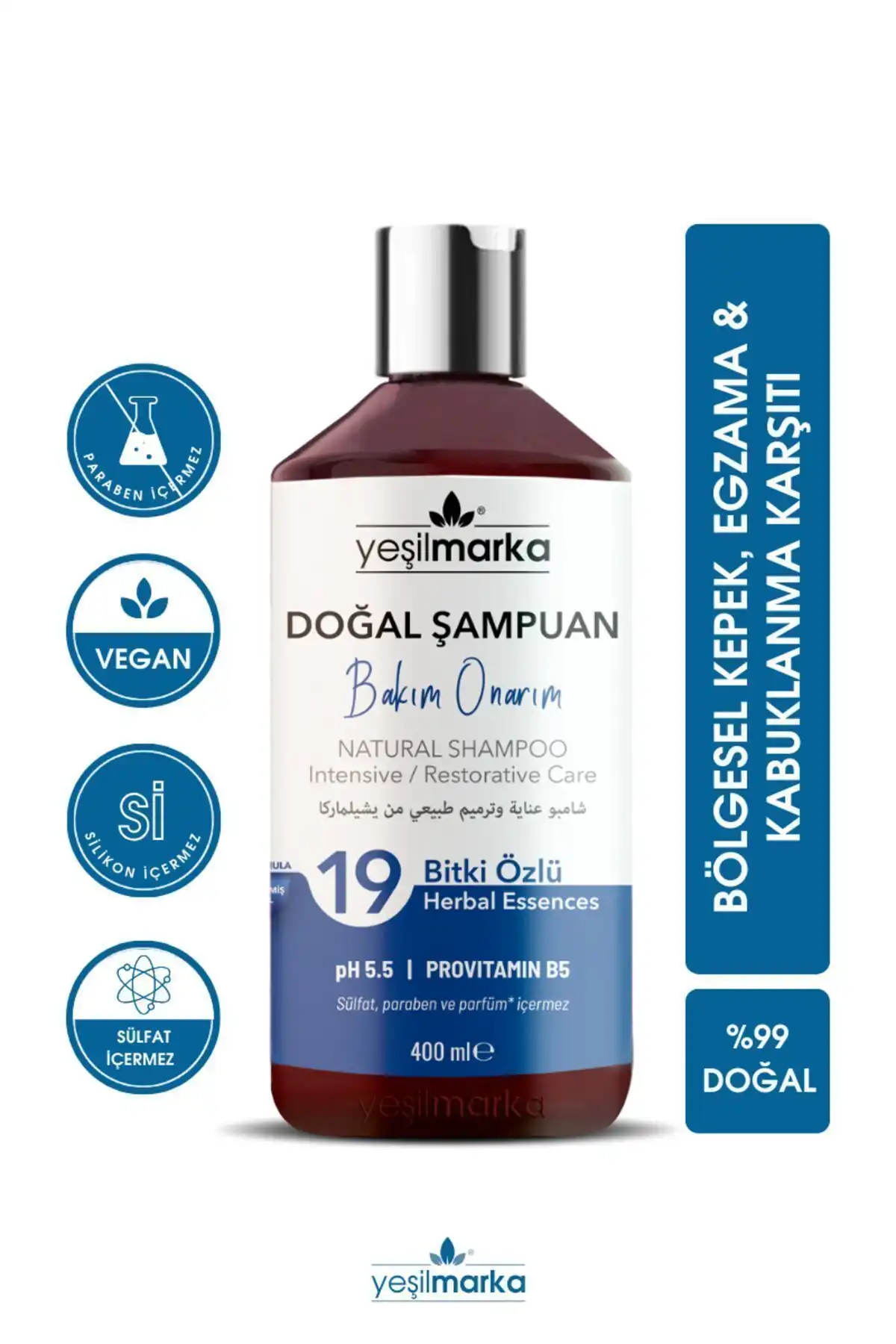 Yeşilmarka Doğal Bakım Onarım Şampuanı ile Saçlarınıza Doğal Bakım