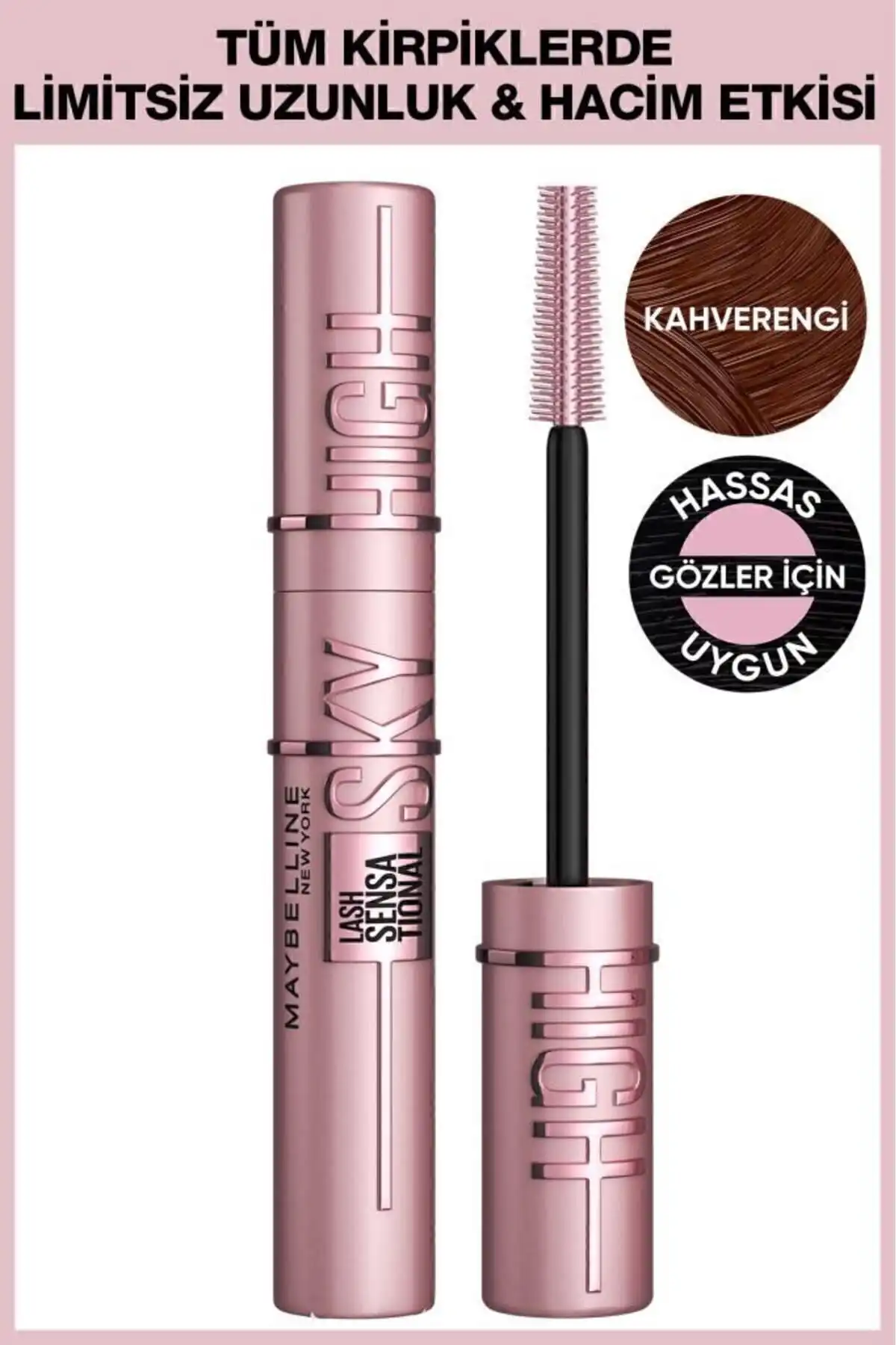 Maybelline Lash Sensational Sky High Kahverengi Maskara İncelemesi ve Özellikleri
