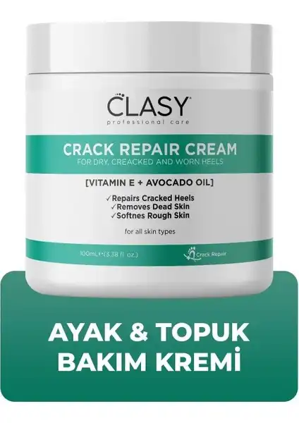 Clasy Care Çatlak Kremi ile Ayak Bakımında Maksimum Konfor Elde Edin