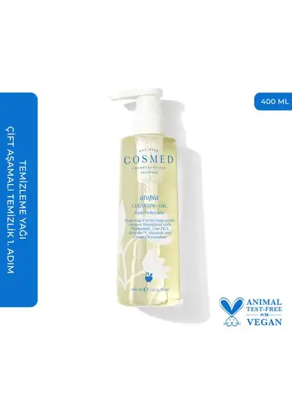 Cosmed Atopia Temizleme Yağı: Kuru ve Hassas Ciltler İçin Derinlemesine Temizlik Sunuyor