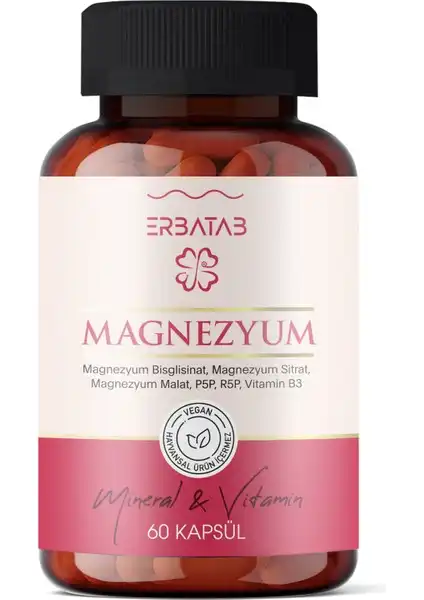 Erbatab Magnezyum 3'lü Form: Enerji Artışı ve Kas Sağlığı için Destek