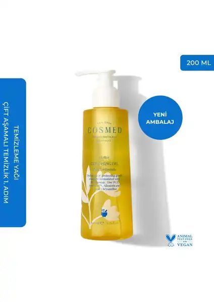 Etkili ve Nazik Temizlik için Cosmed Atopia Yüz ve Vücut Temizleme Yağı