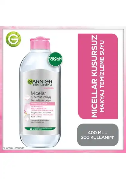 Garnier Micellar Kusursuz Makyaj Temizleme Suyu ile Cilt Temizlik Rutinini Kolaylaştırın