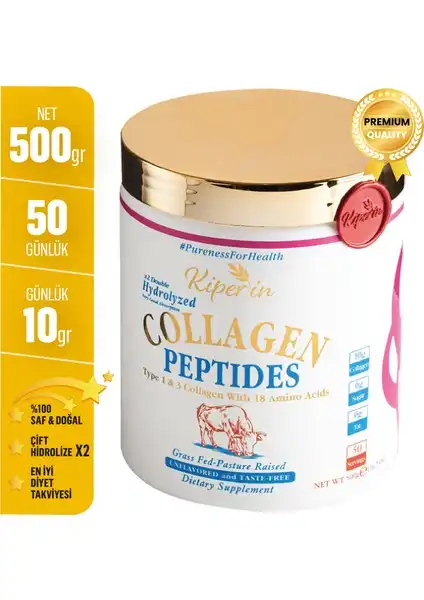 Kiperin Collagen: Doğal Kolajen Takviyesi ile Cilt, Saç ve Eklem Sağlığını Destekleyin