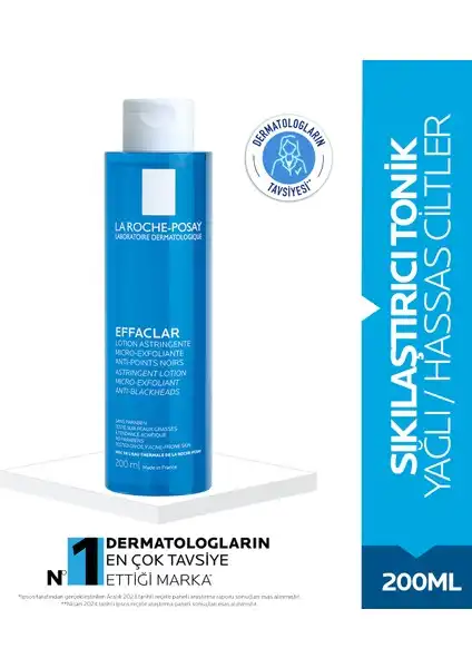 La Roche Posay Effaclar Sıkılaştırıcı Tonik: Özellikleri, Kullanımı ve Etkileri