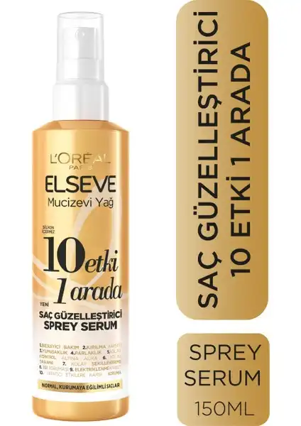 Mucizevi Yağ 10 Etki Saç Güzelleştirici Sprey Serum ile Saç Bakımının Faydaları
