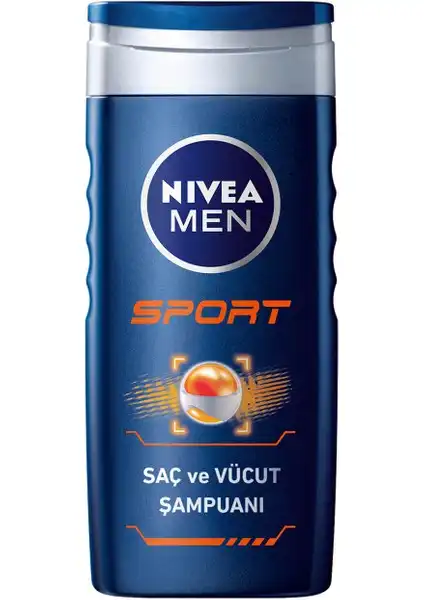 NIVEA Men Sport: Erkekler İçin Saç, Yüz ve Vücut Şampuanı ile Ferahlık