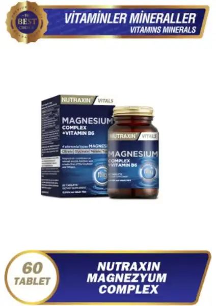 Nutraxin Magnezyum Kompleksi: Kas Sağlığı ve Enerji Artışı İçin Güçlü Destek