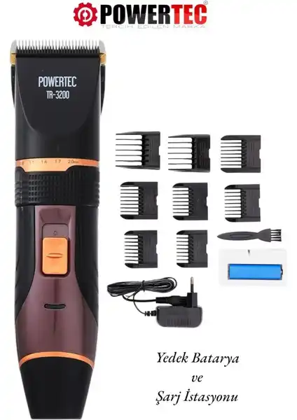 Powertec TR-3200: Kablosuz Şarjlı Tıraş Makinesi Özellikleri ve Kullanım Rehberi