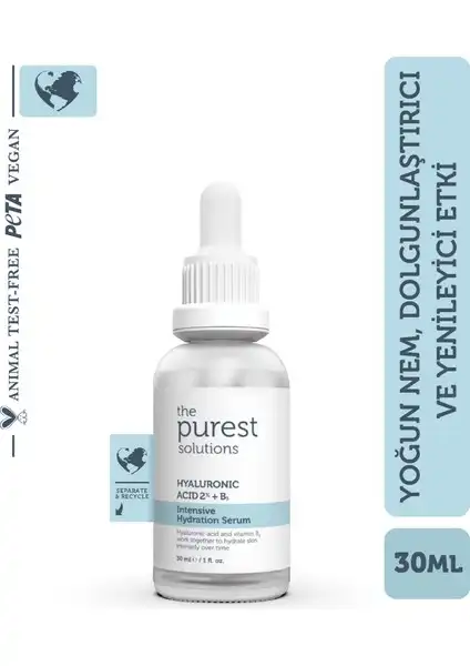 The Purest Solutions Yoğun Nemlendirme Serumuyla Cildinizin Görünümünü İyileştirin