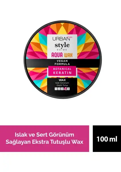 Urban Care Style Guide: Islak Görünüm Sağlayan Wax ile Saçınızı Şekillendirin
