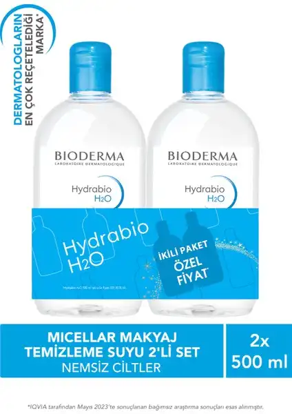 Bioderma Hydrabio H2O: Kuru ve Hassas Ciltler İçin Etkili Temizleyici