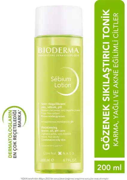 Bioderma Sebium Lotion ile Yağlı ve Karma Ciltler İçin Etkili Bakım Çözümleri