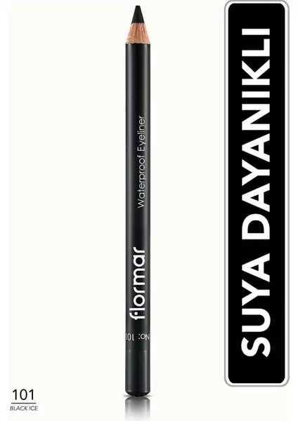 Flormar Waterproof Eyeliner 101 Siyah: Suya Dayanıklı ve Yüksek Kaliteli