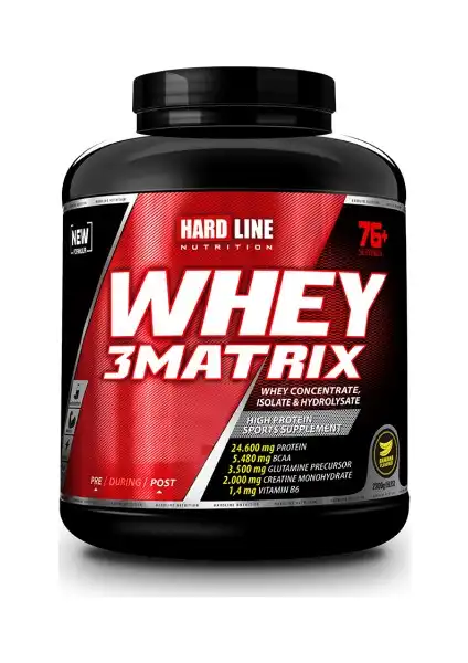 Hardline Nutrition Whey 3 Matrix Protein Tozu: Yüksek Kaliteli Protein Desteği
