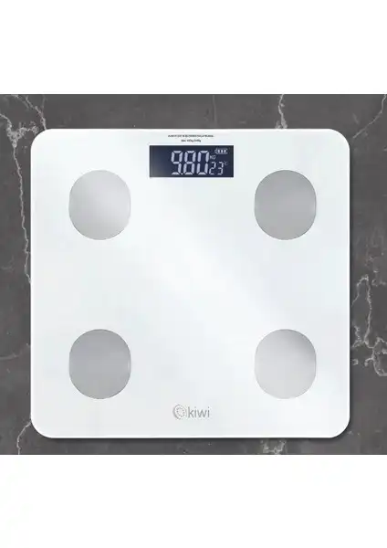 Kiwi KBS-1085 Akıllı Banyo Baskülü ile Sağlığınızı Kontrol Altına Alın
