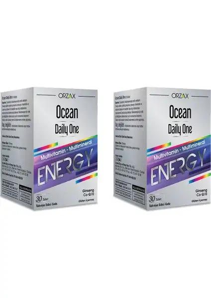 Orzax Ocean Daily One Energy 30 Tablet: Enerji Desteği ve Sağlık Faydaları