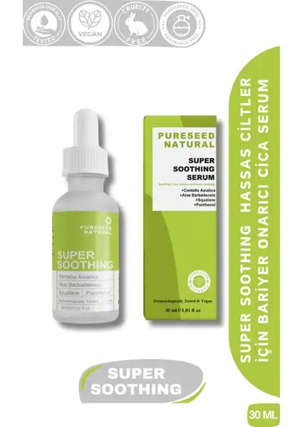 Pureseed Natural Super Soothing Cica Serum: Hassas Ciltler İçin Etkili Çözüm