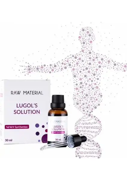 Raw Material Lugol's %2 İyot Damlası: Sağlıklı Yaşam İçin Doğal Destek