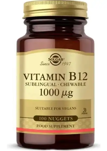 Solgar Vitamin B12 1000 Mcg: Enerji ve Zihinsel Berraklık İçin Etkili Takviye