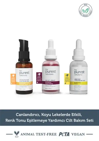 The Purest Solutions Canlandırıcı Cilt Bakım Seti ve Ürünleri İle Cilt Sağlığınızı Gentlerçektirin
