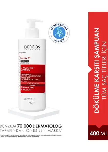 Vichy Dercos Energy+ Dökülme Karşıtı Şampuan: Etkili Saç Bakım Ürünü İncelemesi