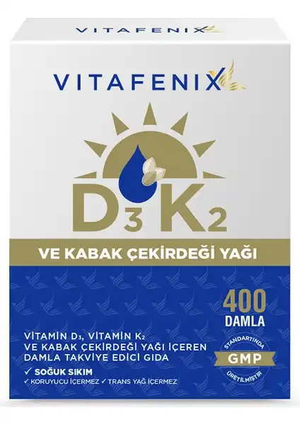 Vitafenix D3 K2 ve Kabak Çekirdeği Yağı: Sağlık İçin Önemli Takviye