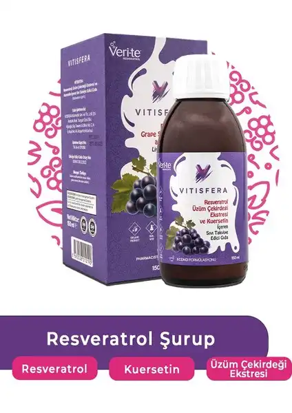 Vitisfera Resveratrol Şurup: Sağılığınızı Desteklemek İçin Yüksek Kaliteli Bir Gıda Takviyesi