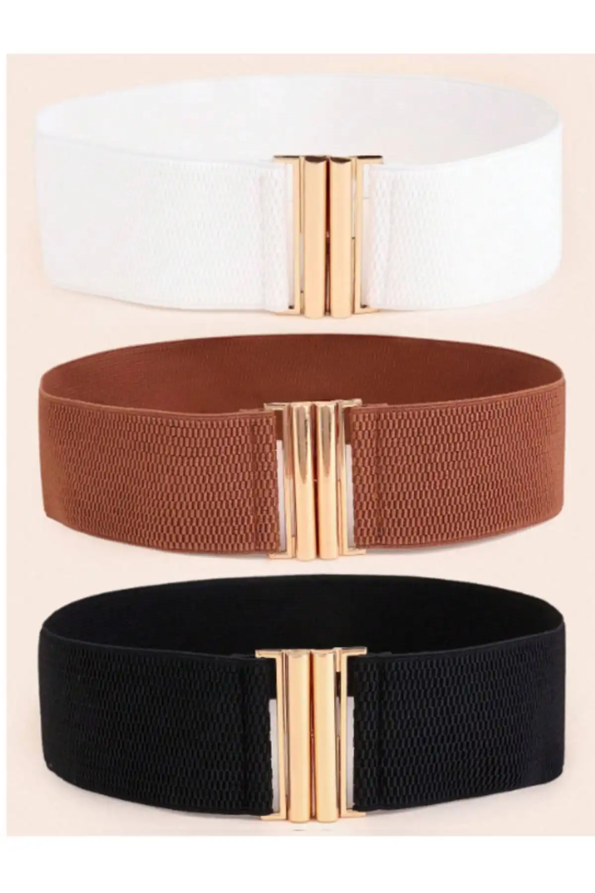 BRAND&BELT 3lü Takım Kemer: Çok Renkli ve Dayanıklı Moda Aksesuarı