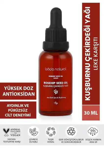 Bade Natural Kuşburnu Çekirdeği Yağı: Doğal Cilt Bakımının Etkili Çözümü