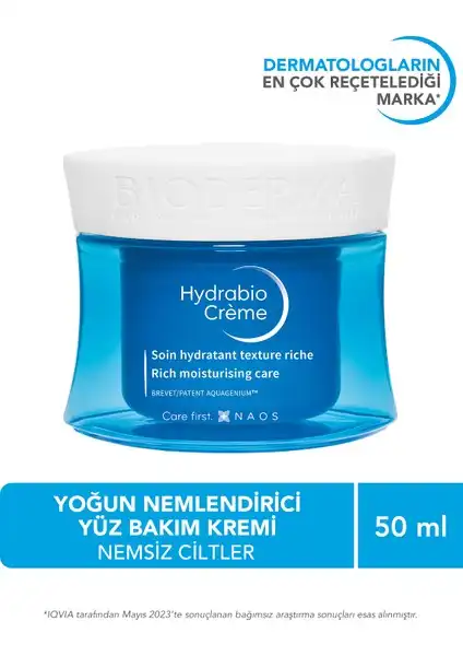 Bioderma Hydrabio Cream: Kuru ve Hassas Ciltler için Derin Nemlendirme Çözümü