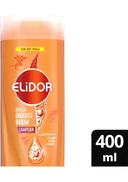 Elidor Superblend Saç Bakım Şampuanı: Yıpranmış Saçlara Derinlemesine Onarım Sağlar