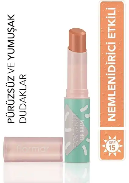Flormar Tatlı Aromalı Nemlendirici Dudak Balmı ile Doğal Güzellik Sağlayın