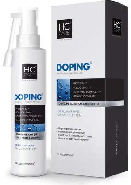HC Care Doping Dökülme Karşıtı Saç Bakım Serumu ile Güçlü Saçlara Kavuşun